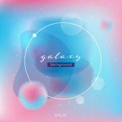 Wall Mural - liquid color abstract geometric shapes. fluid gradient elements for minimal banner, logo, social pos