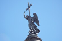Figure Of An Angel On Top Of The Alexander Column, Saint Petersburg