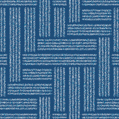 Poster - Abstract seamless pattern of stripes with texture. Drawing from sand.