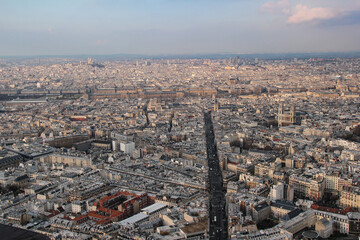 city from eiffel tower