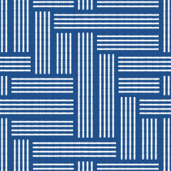 Poster - Abstract seamless pattern of lines with texture. Imitation of seams and threads.