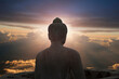 © Connect Images - Glowing buddha, The Buddhist Temple of Borobudur, Java,  Indonesia