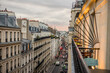 View from balcony, Montmartre, Paris, France