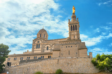 Wall Mural - Notre Dame de la Garde Cathedral in Marseille. France