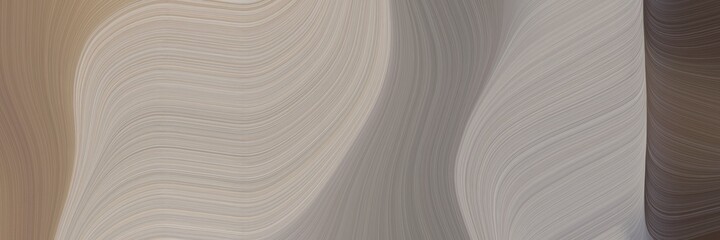 Leinwandbilder - abstract modern header with rosy brown, dark gray and old mauve colors. fluid curved flowing waves and curves for poster or canvas