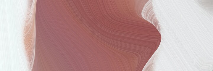 Poster - abstract flowing header with lavender, pastel brown and silver colors. fluid curved lines with dynamic flowing waves and curves for poster or canvas