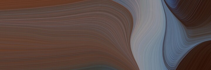 Poster - abstract flowing header with old mauve, slate gray and very dark pink colors. fluid curved lines with dynamic flowing waves and curves for poster or canvas