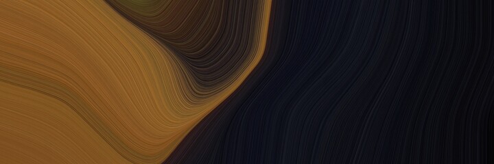 Aufkleber - abstract artistic horizontal header with very dark pink, brown and old mauve colors. fluid curved flowing waves and curves for poster or canvas