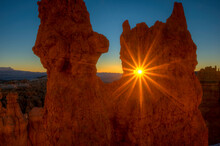 Scenic View Of Bryce Canyon National Park During Sunset