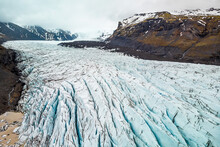 Aerial View Of Glacier