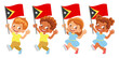 © Visual Content - East Timor flag in hand set