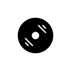 Poster - disc icon. application icon. perfect for logo, presentation, mobile and desktop application, website, and more product. Icon design solid style
