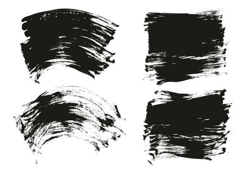 Flat Fan Brush Regular Curved & Long Background Mix High Detail Abstract Vector Background Mix Set 