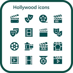 Poster - hollywood icon set