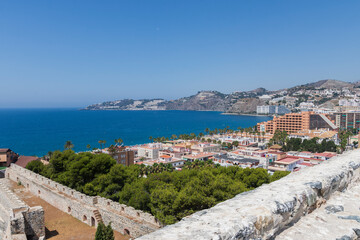 castle of san miguel in almuñecar, granada