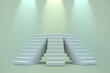 llustration of Stairs Template. 3D Realistic 
illustration.