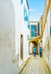 Sticker - Inside of Medina of Tunis, Tunisia