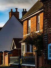 Sticker - Cottages and Housing Warwickshire England UK