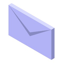 Poster - Outsource mail icon. Isometric of outsource mail vector icon for web design isolated on white background