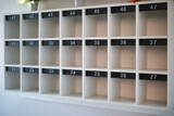 Fototapeta  - Sequential number box (document box) in a residence, condo, apartment.