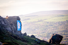 The Yorkshire Rose Flag Atop The Cow And Calf.