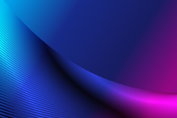 Poster - Shiny ribbon-like line texture, with a sense of technology poster background.