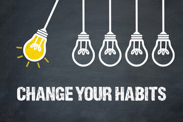 Canvas Print - Change your Habits