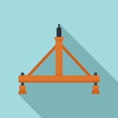 Poster - Aircraft repair stand icon. Flat illustration of aircraft repair stand vector icon for web design