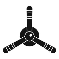 Poster - Aircraft repair propeller icon. Simple illustration of aircraft repair propeller vector icon for web design isolated on white background