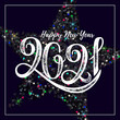 © Skutiherra - New 2021 year poster with glitter star