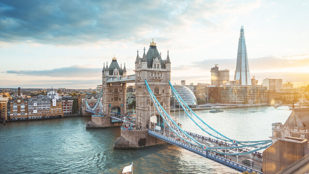 Fototapete -  - Tower Bridge in London, UK