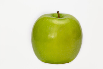 green apple isolated on white