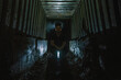 © Hennadii - The guy in the underground tunnel inside old sewer shaft