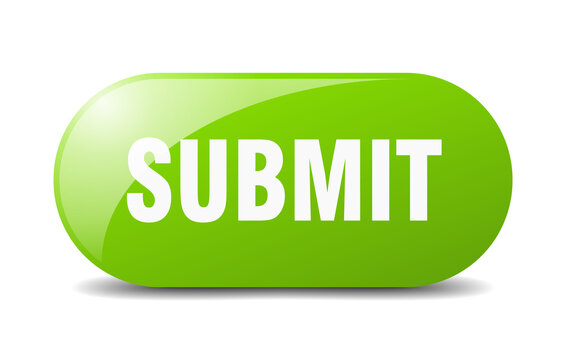 submit button. sticker. banner. rounded glass sign