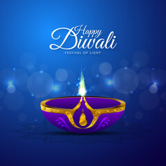 Wall Mural - Happy Diwali Background