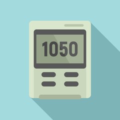Poster - dashboard barometer icon. flat illustration of dashboard barometer vector icon for web design