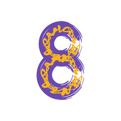 Sticker - numbers-08