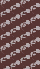Poster - Seamless autumn pattern. Bright colors.