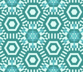 Poster - Seamless pattern in autumn colors.