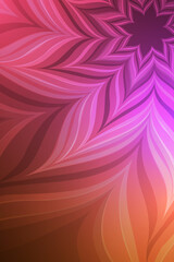 Poster - Bright flower illustration. Abstract neon flower. 