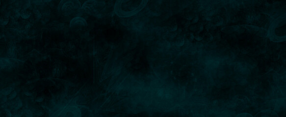 Leinwandbilder - black digital background with blue rays. magic and space
