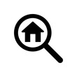 search house, icon. One of set web icon