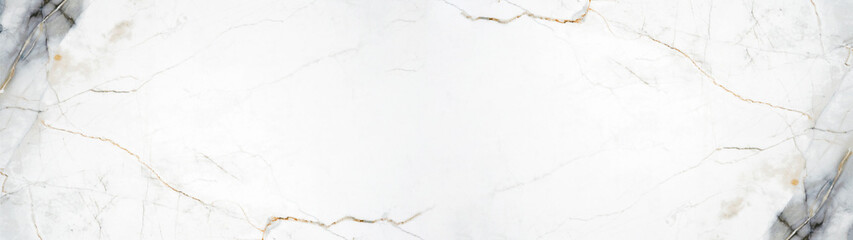 Marbled background banner panorama - High resolution white grey gray Carrara marble stone texture