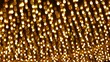 Old fasioned electric lamps blinking and glowing at night. Abstract close up of retro casino decoration shimmering in Las Vegas, USA. Illuminated vintage style bulbs glittering on Freemont street
