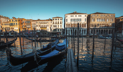 Wall Mural - gondolas in Venice, Italy.