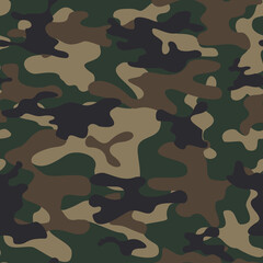 
Camouflage green pattern military background stylish design