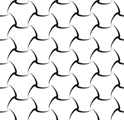 Wall Mural - Vector geometric seamless pattern. Modern geometric background  with hexagonal tiles.
