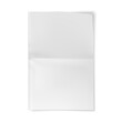 Blank newspaper sheet mockup. Empty paper journal. Vector illustration