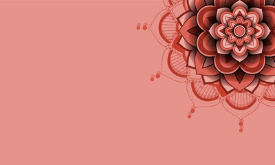 Sticker - Beautiful colour mandala background