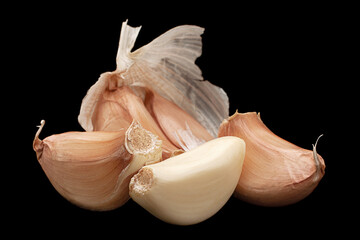 Wall Mural - Garlic vegetable isolated